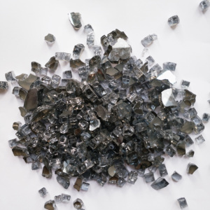 <span class=keywords><strong>Éclats</strong></span> de verre trempé ignifuge solide, perles de verre concassées décoratives, foyer, brûleur intérieur, industriel, écologique - Product Image 4