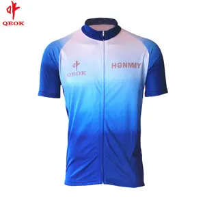 Full Zip Custom Cycling Clothing Mountain Bikes Cycling Jersey Sportswear Unisex Shirts & Tops Cycling Wear Customized Color