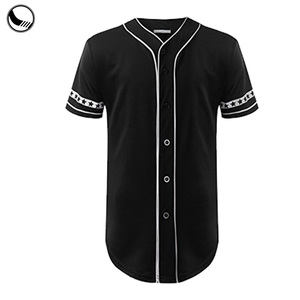 Pola Jahitan Kaos Baseball Kerah V Sublimasi - Product Image 1