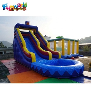 Château gonflable avec toboggan aquatique, toboggan aquatique <span class=keywords><strong>de</strong></span> jardin, vente <span class=keywords><strong>de</strong></span> toboggans aquatiques près <span class=keywords><strong>de</strong></span> chez moi - Product Image 4