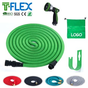 <span class=keywords><strong>Amazon</strong></span> Hot 50ft nueva 304 acero inoxidable metal mangueras de jardin con pistolas de pulverización - Product Image 3