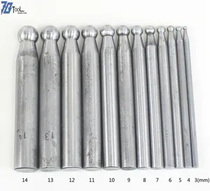 18 PCS Doming Punch Set With Flat Steel Dapping Block Jewelry Tools
