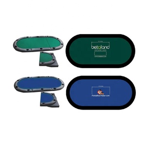 <strong>Oval</strong> Portable Folding Poker <strong>Table</strong> Top Poker <strong>Table</strong> Speed <strong>Cloth</strong> for Casino Game - Product Image 2