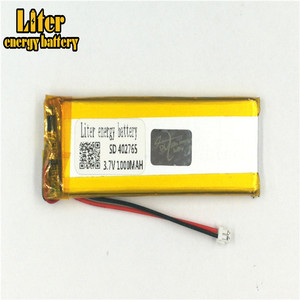 Plug 1,5-2 P <span class=keywords><strong>3</strong></span>,7 V402765 1000 mah factory high quality lithium polymer battery rechargeable Li-Ion's Battery lipo - Product Image 2
