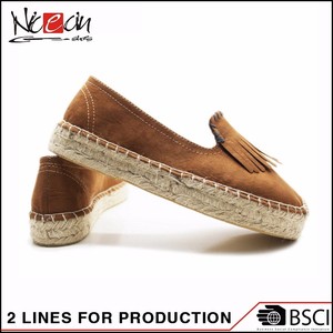 Comercial Marrón Moderno Hecho A Mano borla Sexo Casual <span class=keywords><strong>alpargatas</strong></span> Zapatos <span class=keywords><strong>Niña</strong></span> - Product Image 4