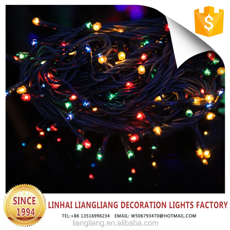 Alibaba más competitivo colorida luz de la secuencia del led luces de arroz