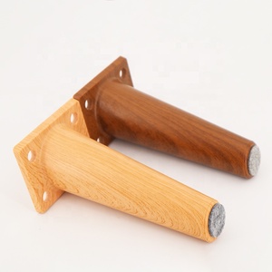 Gambe per Divano in Plastica Effetto Legno, Angolo Obliquo H140mm, Test SGS Superato, Colorate per Soggiorno, Camera da Letto, Officina, Ufficio - Product Image 3