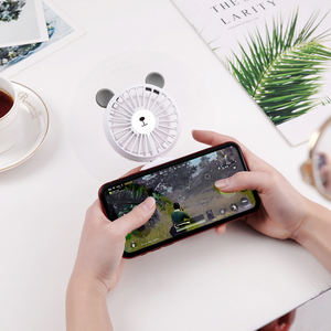 Imycoo พัดลมพกพาสำหรับเดินทาง, พัดลมมือถือขนาดเล็กชาร์จได้พร้อมไฟกลางคืนมินิหมีและกระต่าย - Product Image 3