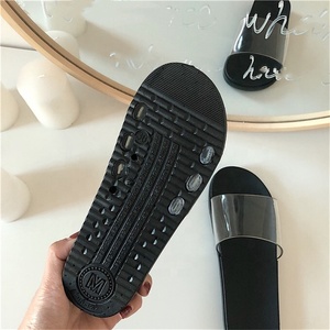 <strong>Black</strong> Shoes <strong>Women</strong> Custom Sandal Slide Transparent Pvc <strong>Slippers</strong> - Product Image 3