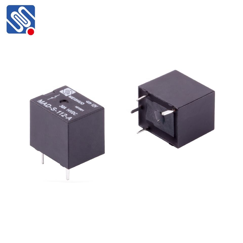 MEISHUO Mini Power Automotive 5v Relay MAD T78 T74 5pin 20A Small Size Pcb Type for Cars