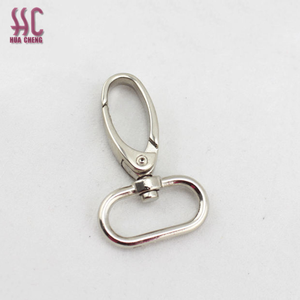 Kim loại tôm hùm Claw Clasp xoay Snap <span class=keywords><strong>hook</strong></span> cho Keyring 32 Mét bán buôn sắt Móc Chìa Khóa Phụ kiện túi móc khóa - Product Image 6