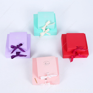Impresión personalizada, caja de correo de papel recubierto de 300g, calcetines de seda, bufandas, bragas, ropa interior, <span class=keywords><strong>cajas</strong></span> de embalaje de lencería - Product Image 4