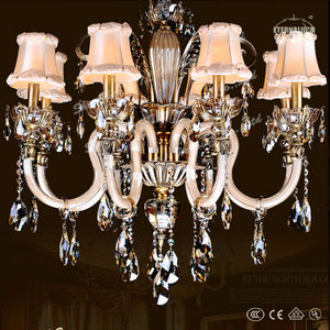 2014 nouvelle <span class=keywords><strong>europe</strong></span> <span class=keywords><strong>en</strong></span> fonte d'aluminium blanc cristal des lustres pour les éclairages etl84169 villa - Product Image 1