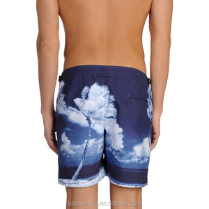 Stampa personalizzata 4 vie tratto riciclato spiaggia da uomo breve per il caldo strisce da uomo pantaloncini da surf - Product Image 2
