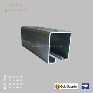 <span class=keywords><strong>Rail</strong></span> en <span class=keywords><strong>acier</strong></span> métallique industriel moderne pour <span class=keywords><strong>porte</strong></span> <span class=keywords><strong>coulissante</strong></span>, accessoires de fenêtre pour usage intérieur et en entrepôt - Product Image 2