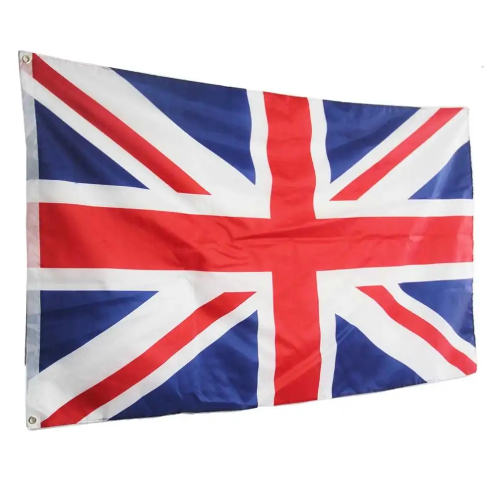 Bandera del Reino Unido de 3x5 pies para elección, la bandera de Gran Bretaña, al por mayor, Union Jack, Bandera Nacional Británica/países
