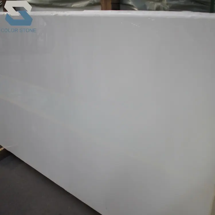 Crystallized glass pure nano white marble stone slabs