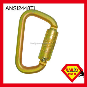 Mosquetón de Seguridad Tipo D con Cierre de Rosca de Acero 2448SG CE EN362, 35 kN - Product Image 2