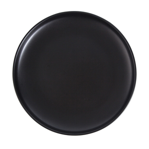 Hotel Supplier Entree <strong>Side</strong> Dishes Crockery 7" 10.5" Ceramic Black <strong>Plate</strong> - Product Image 2