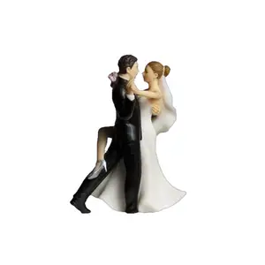 Sexy Dancing Bride and Groom Resin Wedding Cake Topper Figurines