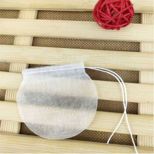 ถุงชาเส้นใยข้าวโพดทรงกลมแบบย่อยสลายได้พร้อมแท็กแบบกำหนดเอง - Product Image 5