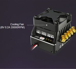 ESC รุ่นใหม่ปี 2019 SKYRC <span class=keywords><strong>TORO</strong></span> TS160A 60A อลูมิเนียม แบบมีเซ็นเซอร์ สำหรับรถบังคับวิทยุสเกล 1:8 1:10 รุ่น TS160 รองรับกระแสไฟ 160A - Product Image 3