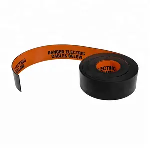 PE plastic ondergrondse waarschuwing tape/kabel bescherming tegels/kabel bescherming covers
