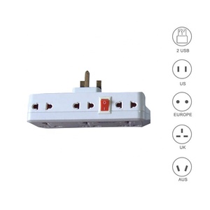 7 in 1 <strong>Smart</strong> Plugs <strong>Switch</strong> Control 308-605 CE Certified Universal Travel Adapter with Fuse Inside - Product Image 2