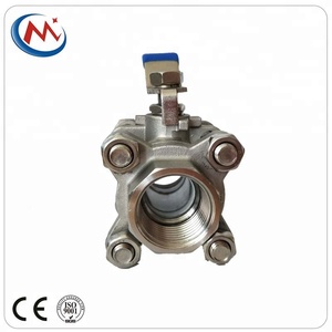 3 Cái Van Bi Giá Cf8m Cf8 Van Áp Lực 1000WOG Nhãn Hiệu Thép Không Gỉ Van Bi - Product Image 5