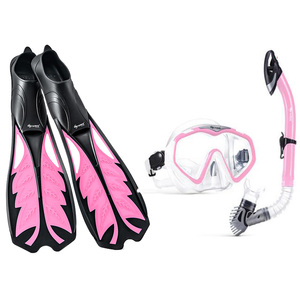 Masque de plongeur adulte plongeur <span class=keywords><strong>snorkeling</strong></span> pied palmes de plongée palmes et tubas - Product Image 3