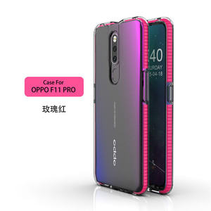 โปร่งใสนุ่ม TPU กันกระแทกปกหลังป้องกันโทรศัพท์มือถือสำหรับ <span class=keywords><strong>OPPO</strong></span> <span class=keywords><strong>F11</strong></span> <span class=keywords><strong>Pro</strong></span> - Product Image 1