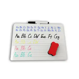 Qualified Frameless Writing Lapboard Whiteboard Lined Sided A4 Kids White Board