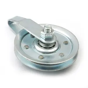 Steel Ball Bearing Garage Door Pulley with Fork Replacement Garage Door Pulley