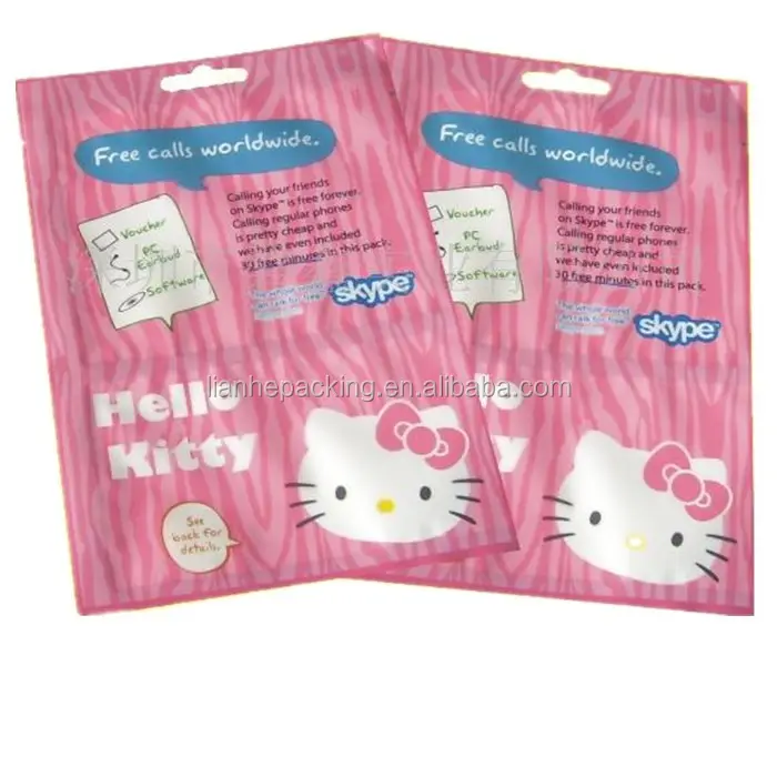 Nhà Sản Xuất Cung Cấp Túi Nhựa Hello Kitty Mềm Và Trong Suốt