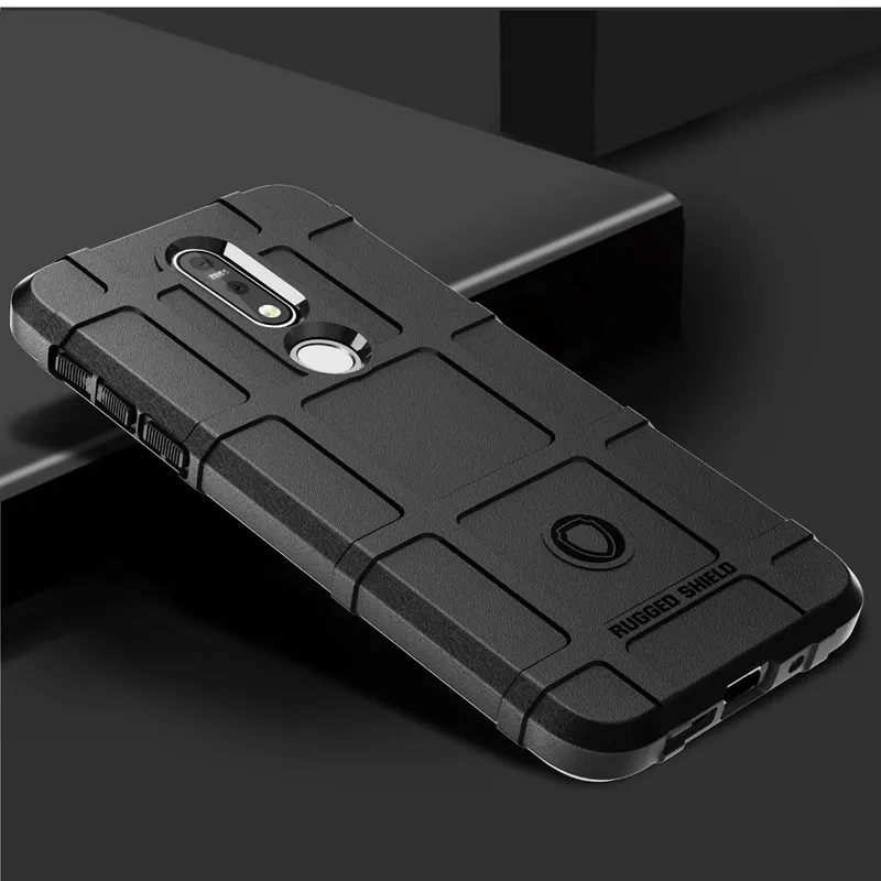 Rugged Shield Silicone Case For Nokia 8.1 7.1 3.1 1 Plus X3 X7 X71 2.2 3.2 4.2 6.2 9 Simple Phone Case For Nokia X71 Cover