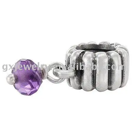 Hand polishing 316 stainless steel gemstone beads