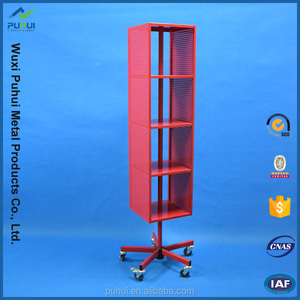 Hai bên tầng thường vụ bán lẻ hiển thị POS khuyến mãi Vòng cơ sở xoay vòng chìa khóa mới lạ kim loại Pegboard giá - Product Image 3