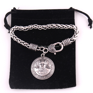 Talismano Solare dell'Arcangelo METATRON in Bronzo Dorato o Argento - Bracciale con Pendente Solare Pentacolo di SOLOMON - Product Image 4