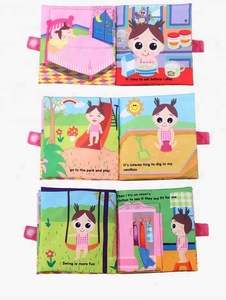 Peluche panno morbido libro giocattolo per bambini e bambine educativo diario del giorno del bambino regalo - Product Image 4