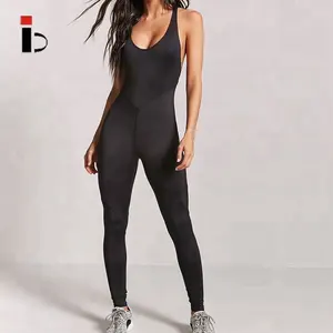 Nieuwe Ontwerp Sexy Yoga Gym Bodysuit Jumpsuit Voor Vrouwen