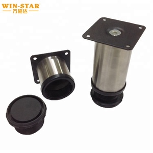 Winstar fabbrica diretta moderna in acciaio inox gamba regolabile <span class=keywords><strong>piedini</strong></span> <span class=keywords><strong>mobili</strong></span> <span class=keywords><strong>per</strong></span> alberghi in gomma nera ferro contemporaneo - Product Image 5