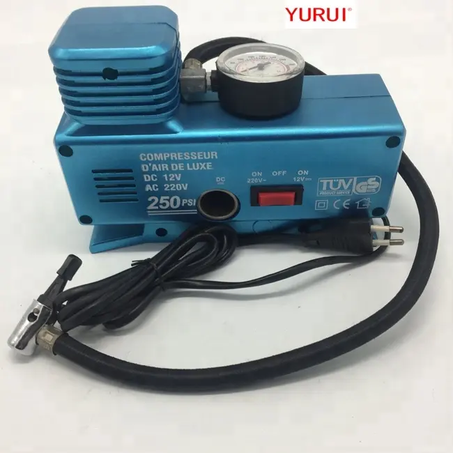 ปั๊มลมไฟฟ้าสำหรับยางรถยนต์,ที่เติมลมยางอัตโนมัติ250PSI DC 12V