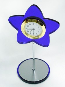 Divertidos relojes de escritorio digitales de plástico mecánico con forma de girasol amarillo - Product Image 5