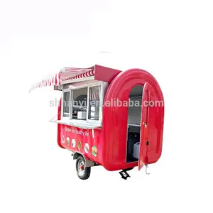 Calle portátil popular de rolling catering carrito de comida