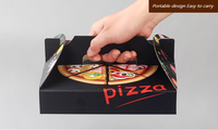 Emballages personnalisés jetables et recyclables pour aliments, sushis, bento, gâteaux, gaufres, pizzas, avec gaufrage, laminage mat, logo carré