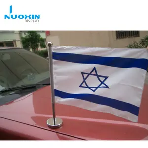 Wholesale High Quality Metal Magnetic Car Flag Pole With Custom Flag