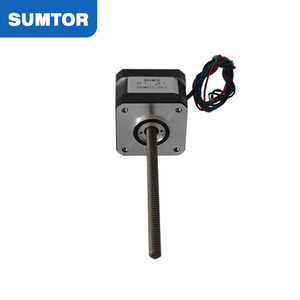 2 giai đoạn động cơ 4 dây 42 Mét lưỡng cực Threaded Rod trục Nema 17 tuyến tính động cơ bước với chì vít 310 mét - Product Image 5