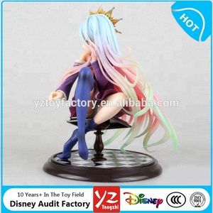 Japón <span class=keywords><strong>anime</strong></span> no juego no vida hermosa chica blanco figura de acción - Product Image 5