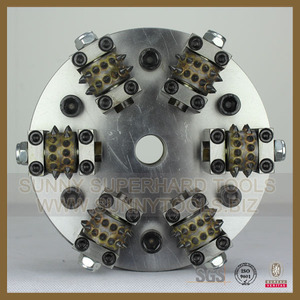 Haute qualité rotatif diamant bouchardées avec 6 Rouleaux - Product Image 1