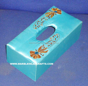 Zari-caja de soporte decorativo para servilletas, bordado - Product Image 1